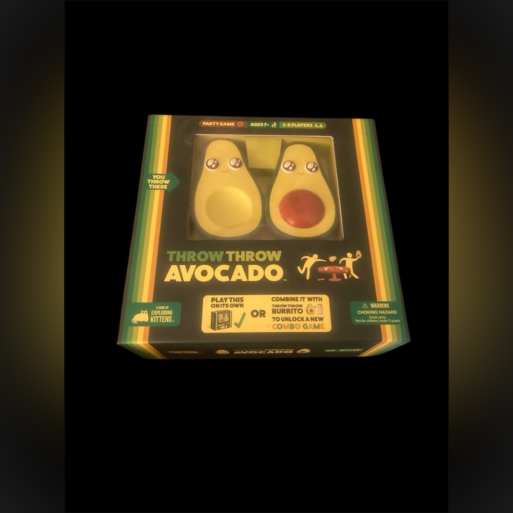 Throw Throw Avocado Board Game 🐍